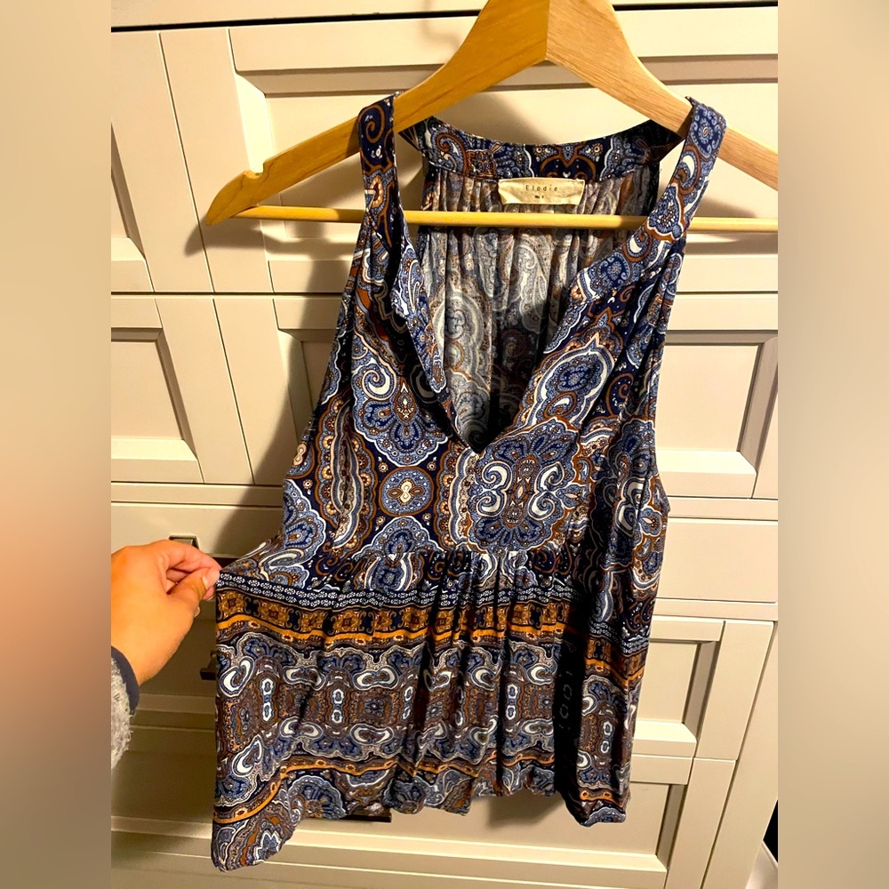 Paisley women’s flow top